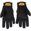 imageKlein Tools 60621 Gloves Thinsulate Lined Thermal Winter Weather Work Gloves Hook and Loop Wrist Closure Size XL Knit OrangeBlack FabricLarge