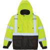 imageKlein Tools 60380 Bomber Jacket HighVisibility Reflective Winter Jacket 220Gram Insulation for Superior Warmth ANSI Compliant XXL