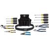 imageKlein Tools 92914 Tool Kit Tool Set Includes Basic Tools Pouch and Belt for Journeyman Linesman Professionals and Homeowners 14Piece
