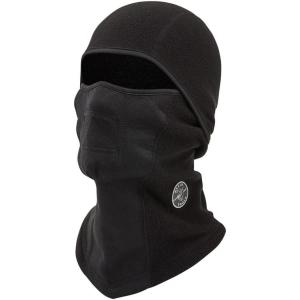 imageKlein Tools 60132 Balaclava Warm Breathable Fleece Wind Proof Hinged Balaclava Face Mask BlackBalaclava
