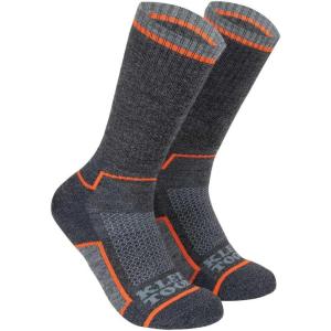 imageKlein Tools 60509 Thermal Socks Merino Wool Performance Winter Socks MidLength with Seamless Toe and Cushioned Foot Bed XL