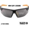 imageKlein Tools 60159 Safety Glasses PPE Protective Eyewear with Semi Frame Scratch Resistant and AntiFog Clear LensClearGray Lens