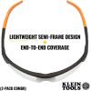 imageKlein Tools 60159 Safety Glasses PPE Protective Eyewear with Semi Frame Scratch Resistant and AntiFog Clear LensClearGray Lens