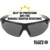 imageKlein Tools 60159 Safety Glasses PPE Protective Eyewear with Semi Frame Scratch Resistant and AntiFog Clear LensGray Lens