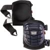 imageKlein Tools 60184 Knee Pads Lightweight Gel Knee Pads with Slip Resistant Rubber Caps and Adjustable Straps Great for Construction Black