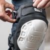 imageKlein Tools 60344 Knee Pads Hinged Gel Knee Pads with Slip Resistant Rubber Caps QuickRelease Clips and Adjustable Straps BlackNonmarring
