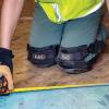 imageKlein Tools 60344 Knee Pads Hinged Gel Knee Pads with Slip Resistant Rubber Caps QuickRelease Clips and Adjustable Straps BlackStandard
