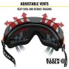 imageKlein Tools 60480 Safety Goggles Tinted Gray Lens PPE Eye Protection AntiFog ScratchResistant UV Protection Adjustable Vents