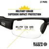imageKlein Tools 60536 Safety Glasses Professional PPE Protective Eyewear with Semi Frame Scratch Resistant and AntiFog IndoorOutdoor LensClear Lens
