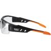 imageKlein Tools 60536 Safety Glasses Professional PPE Protective Eyewear with Semi Frame Scratch Resistant and AntiFog IndoorOutdoor LensClear Lens