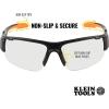 imageKlein Tools 60536 Safety Glasses Professional PPE Protective Eyewear with Semi Frame Scratch Resistant and AntiFog IndoorOutdoor LensClear Lens