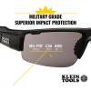 imageKlein Tools 60536 Safety Glasses Professional PPE Protective Eyewear with Semi Frame Scratch Resistant and AntiFog IndoorOutdoor LensGray Lens