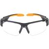 imageKlein Tools 60536 Safety Glasses Professional PPE Protective Eyewear with Semi Frame Scratch Resistant and AntiFog IndoorOutdoor LensGray Lens Combo Pack