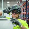 imageKlein Tools 60536 Safety Glasses Professional PPE Protective Eyewear with Semi Frame Scratch Resistant and AntiFog IndoorOutdoor LensIndoorOutdoor Lens