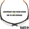 imageKlein Tools 60536 Safety Glasses Professional PPE Protective Eyewear with Semi Frame Scratch Resistant and AntiFog IndoorOutdoor LensIndoorOutdoor Lens