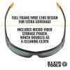 imageKlein Tools 60537 Safety Glasses Professional PPE Protective Eyewear with Full Frame Scratch Resistant and AntiFog IndoorOutdoor LensPolarized Lens