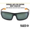 imageKlein Tools 60537 Safety Glasses Professional PPE Protective Eyewear with Full Frame Scratch Resistant and AntiFog IndoorOutdoor LensPolarized Lens