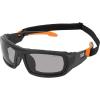 imageKlein Tools 60538 Gasket Safety Glasses Professional PPE Protective Eyewear Full Frame Scratch Resistant AntiFog IndoorOutdoor LensGray Lens