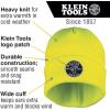 imageKlein Tools 60568 Heavy Knit Hat with Wide Cuff Yellow One Size Fits Most Vintage Patch Logo