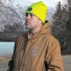 imageKlein Tools 60568 Heavy Knit Hat with Wide Cuff Yellow One Size Fits Most Vintage Patch Logo
