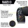 imageKlein Tools 60611 Knee Pads Heavy Duty Padded Knee Sleeves Breathable Mesh Back Elastic Cuff with SlipResistant Silicone Black LXLLXL