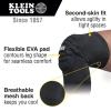 imageKlein Tools 60614 Knee Pads Lightweight Padded Knee Sleeves Breathable Mesh Back Elastic Cuff with SlipResistant Silicone SM BlackLXL