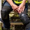 imageKlein Tools 60629 ToughFlex Knee Sleeves for Work Construction LowProfile Sleeve with Zipper GelLike Foam Black MLML