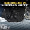 imageKlein Tools 60629 ToughFlex Knee Sleeves for Work Construction LowProfile Sleeve with Zipper GelLike Foam Black MLXLXXL