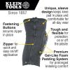 imageKlein Tools 60629 ToughFlex Knee Sleeves for Work Construction LowProfile Sleeve with Zipper GelLike Foam Black MLXLXXL