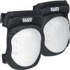imageKlein Tools 60344 Knee Pads Hinged Gel Knee Pads with Slip Resistant Rubber Caps QuickRelease Clips and Adjustable Straps BlackNonmarring