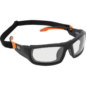 imageKlein Tools 60470 Safety Glasses ANSI Z871 Pro Full Frame Gasket Safety Glasses Clear Lenses UV Protection AntiFog Scratch ResistantProfessional With Gasket