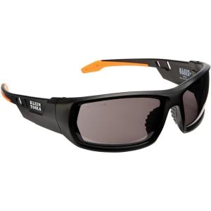 imageKlein Tools 60537 Safety Glasses Professional PPE Protective Eyewear with Full Frame Scratch Resistant and AntiFog IndoorOutdoor LensGray Lens