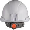 imageKlein Tools 60100 Hard Hat NonVented Cap Style Padded SelfWicking OdorResistant Sweatband Tested up to 20kV White