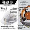 imageKlein Tools 60105 Hard Hat Vented Cap Style Padded SelfWicking OdorResistant Sweatband WhiteHard Hat