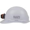 imageKlein Tools 60107 Hard Hat Light NonVented Cap Style Padded SelfWicking OdorResistant Sweatband Tested up to 20kV White