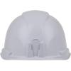 imageKlein Tools 60107 Hard Hat Light NonVented Cap Style Padded SelfWicking OdorResistant Sweatband Tested up to 20kV White