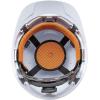 imageKlein Tools 60107RL Hard Hat Rechargeable Headlamp NonVented Cap Style Padded SelfWicking OdorResistant Sweatband Tested up to 20kVWhite
