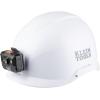 imageKlein Tools 60146 Safety Helmet NonVented Rechargeable Headlamp Tested to Tough Industrial Hard Hat Safety Standards WhiteWhite