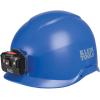 imageKlein Tools 60148 Safety Helmet NonVented Rechargeable Headlamp Tested to Tough Industrial Hard Hat Safety Standards Blue