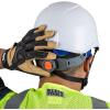 imageKlein Tools 60148 Safety Helmet NonVented Rechargeable Headlamp Tested to Tough Industrial Hard Hat Safety Standards Blue