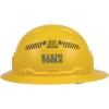 imageKlein Tools 60262 Hard Hat Vented Full Brim Style Padded SelfWicking OdorResistant Sweatband YellowYellow