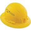 imageKlein Tools 60262 Hard Hat Vented Full Brim Style Padded SelfWicking OdorResistant Sweatband YellowYellow