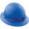 imageKlein Tools 60400 Hard Hat NonVented Full Brim Style Padded SelfWicking OdorResistant Sweatband Tested up to 20kV WhiteBlue