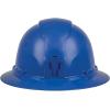 imageKlein Tools 60400 Hard Hat NonVented Full Brim Style Padded SelfWicking OdorResistant Sweatband Tested up to 20kV WhiteBlue
