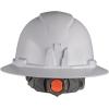 imageKlein Tools 60400 Hard Hat NonVented Full Brim Style Padded SelfWicking OdorResistant Sweatband Tested up to 20kV WhiteWhite