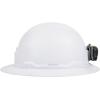 imageKlein Tools 60400 Hard Hat NonVented Full Brim Style Padded SelfWicking OdorResistant Sweatband Tested up to 20kV WhiteWhite