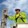 imageKlein Tools 60400 Hard Hat NonVented Full Brim Style Padded SelfWicking OdorResistant Sweatband Tested up to 20kV WhiteWhite