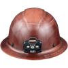 imageKlein Tools 60452 Hard Hat Full Brim Class G KONSTRUCT Series Hard Hat SweatWicking Sweatband Top Pad BrownHard Hat wRechargeable Light