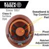 imageKlein Tools 60452 Hard Hat Full Brim Class G KONSTRUCT Series Hard Hat SweatWicking Sweatband Top Pad BrownHard Hat wRechargeable Light