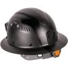 imageKlein Tools 60512 Hard Hat K12 Series Carbon Fiber Full Brim Rechargeable Headlamp Vented Class C Type 1 Titan